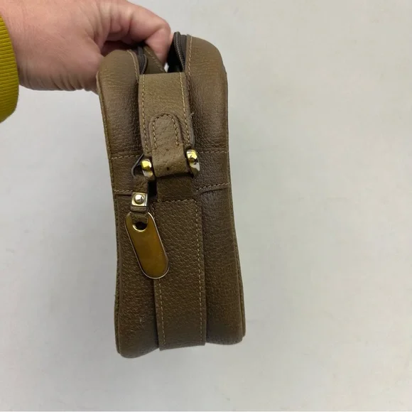 Gucci Vintage Ophidia Leather Web Green and Red Strip Textured Crossbody Handbag - Picture 3 of 15